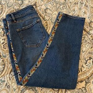 Cute embroidered jeans
